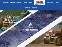 Tablet Screenshot of madadventures.com